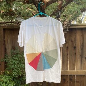 Correll Correll Men’s T-shirt M Cotton White Colorwheel